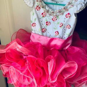 Two Piece Toddler Glitz Cupcake Dress